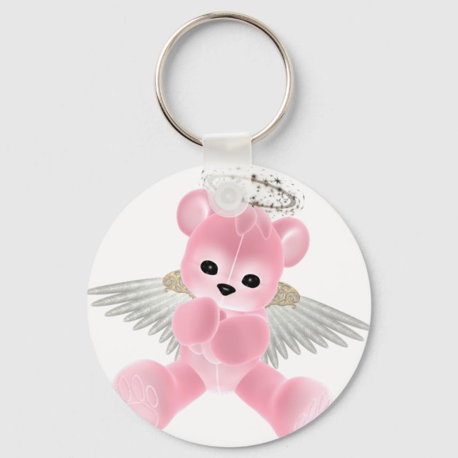 KRW Guardian Angel Bear Keychain (Front)