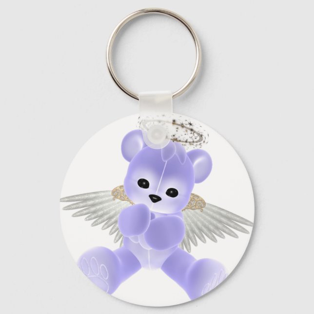 KRW Guardian Angel Bear Keychain (Front)