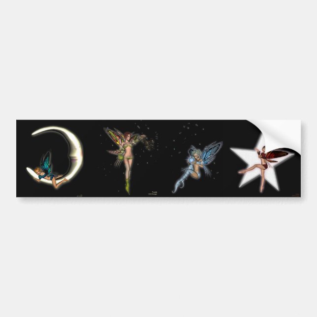 KRW Heavenly Bodies Faeries Bumper Sticker (Front)