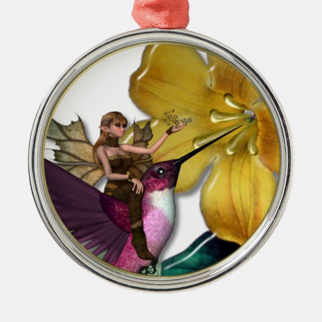 KRW Hummingbird Faery Ornament (Front)