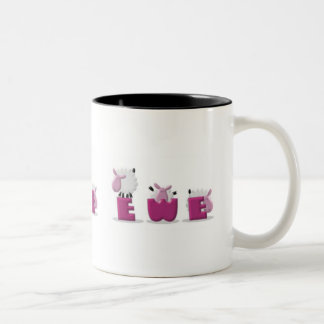 KRW I Love Ewe Two-Tone Coffee Mug