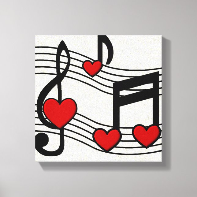 KRW I Love Rock n Roll Canvas Print (Front)