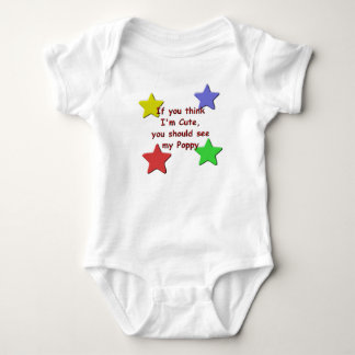 KRW If You Think I'm Cute See My Poppy Baby Bodysuit