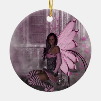 Krw In The Midnight Mist Faery Fantasy Ornament by KRWDesigns at Zazzle