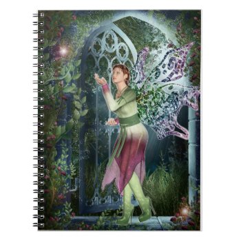 Krw Into The Night Faerie Fantasy Notebook by KRWDesigns at Zazzle