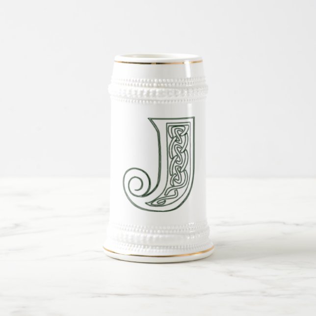 KRW - J - Celtic Monogrammed Stein (Center)