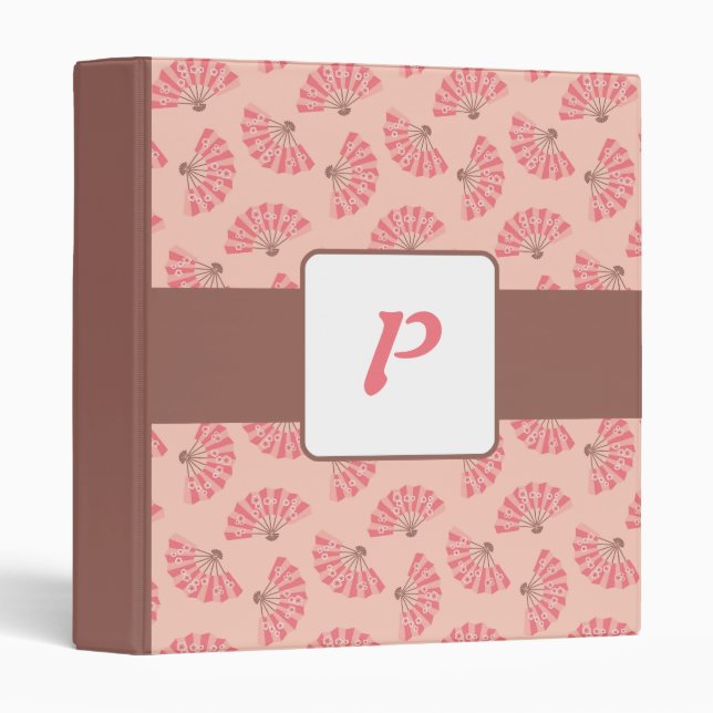 KRW Japanese Fans Monogram School Binder * (Front/Spine)