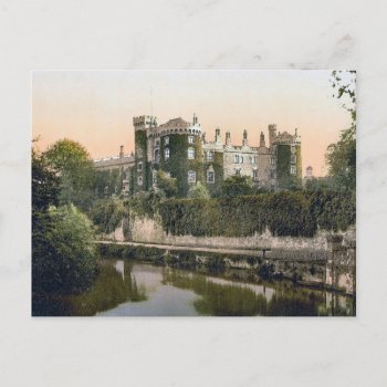 Krw Kilkeny Castle Ireland Vintage Postcard by KRWOldWorld at Zazzle