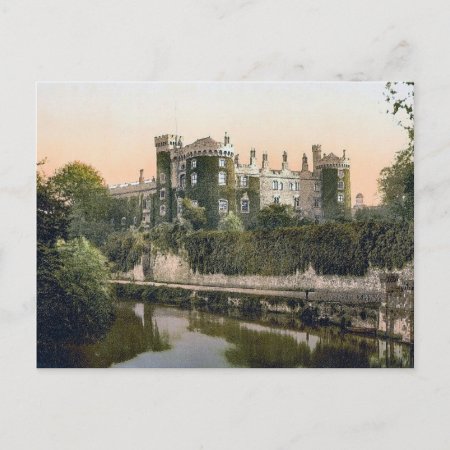Krw Kilkeny Castle Ireland Vintage Postcard
