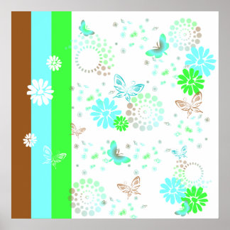 KRW KT's Butterfly Pop Art Fantasy Poster