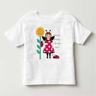 KRW Ladybug Fairy Sunflower Girls T-Shirt