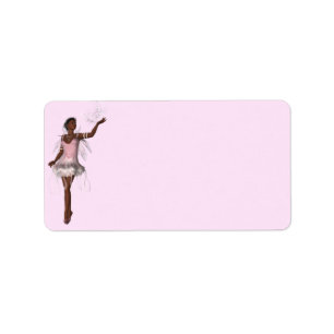KRW Lana Fairy Fantasy Blank Pink Address Label
