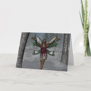 Krw Let It Snow Christmas Faery Card by KRWHolidays at Zazzle