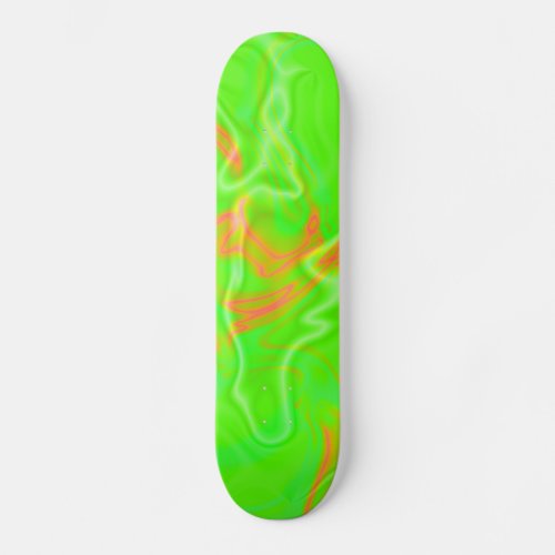 KRW Lime Green Electric Funk Skateboard