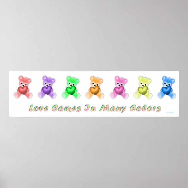 KRW Love Comes in Many Colors Poster (Front)