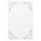 KRW Lovely Blue Floral Stationery