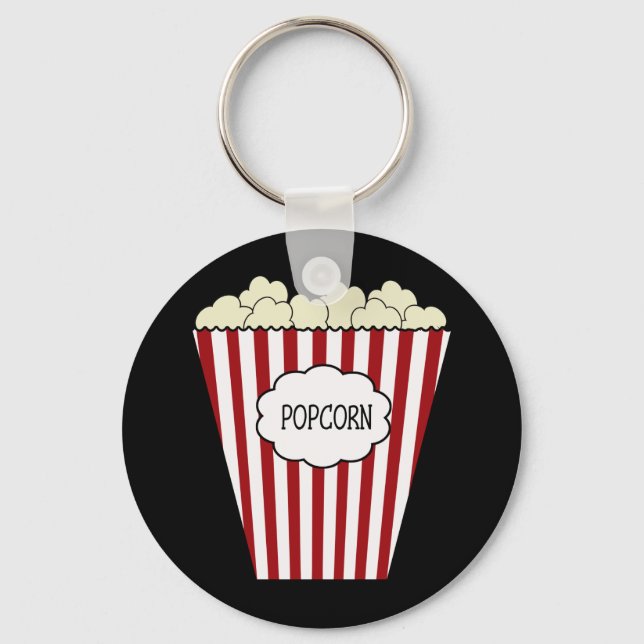 KRW Movie Theater Popcorn Keychain (Front)