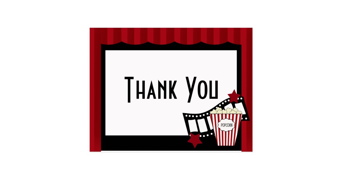 Elegant 22 Zazzle Postcard Thank You