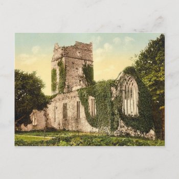 Krw Muckross Abbeykilarney Ireland Vintage Postcar Postcard by KRWOldWorld at Zazzle