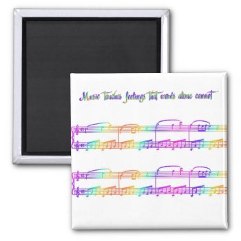 Krw Music Touches Feelings Magnet by KRWDesigns at Zazzle