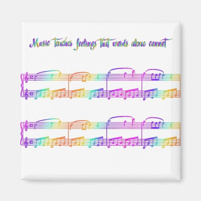 KRW Music Touches Feelings Magnet (Front)