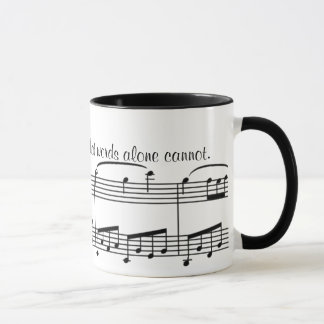 KRW Music touches feelings that words alone ... Mug