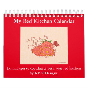 KRW My Red Kitchen Calendar