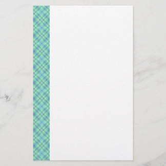 KRW Ocean Plaid Stationery