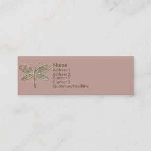 KRW Olive Green and Pink Profile Card