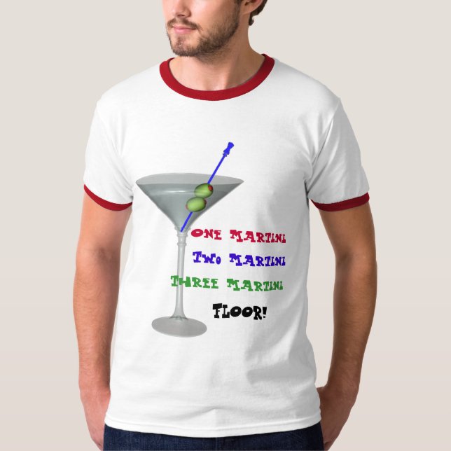 KRW One Martini... T-Shirt (Front)