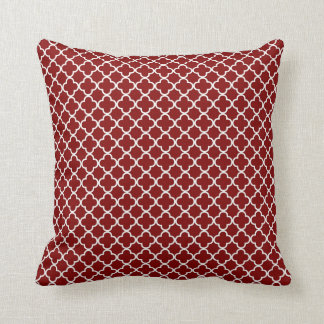KRW Park Avenue Brick Red Reversible Decor Pillow