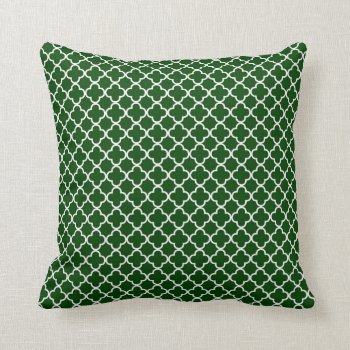 Krw Park Avenue Emerald Green Decor Pillow by KRWDesigns at Zazzle