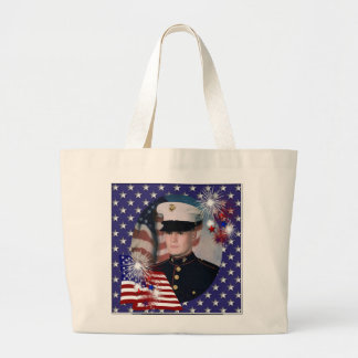 KRW Patriotic Frame Tote - Navy Blue