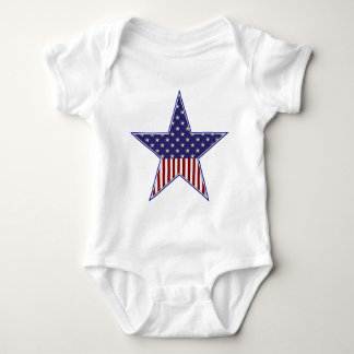 KRW Patriotic Star Flag Infant Shirt  