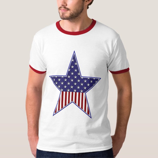 KRW Patriotic Star Flag Shirt (Front)