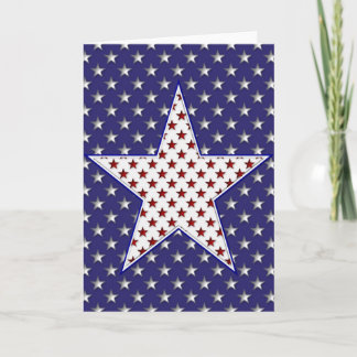 KRW Patriotic Stars Note Card