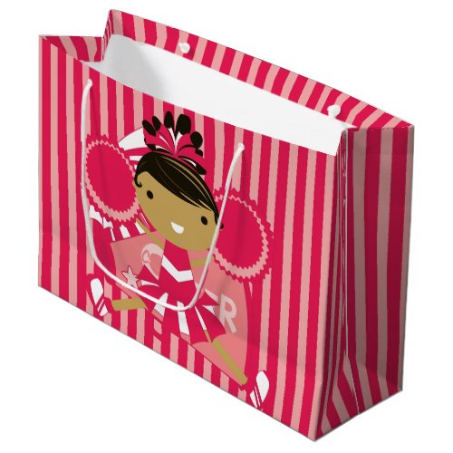 KRW Pink Cheerleader Party Gift Bag _ Large