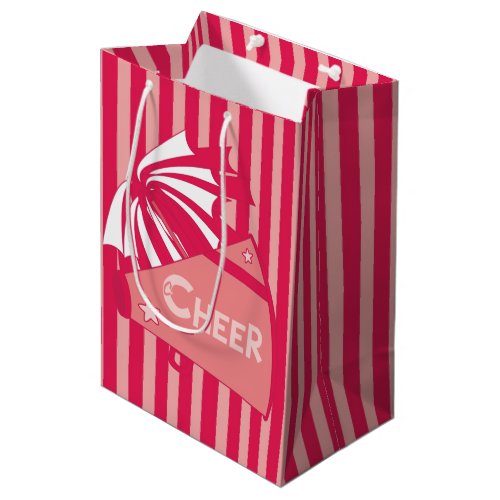 KRW Pink Cheerleader Party Gift Bag _ Medium