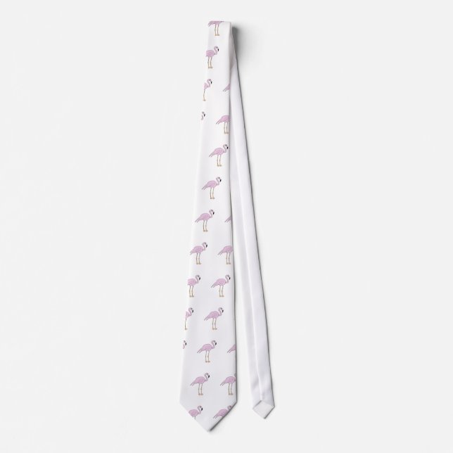 KRW Pink Flamingo Tie (Front)