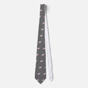 KRW Pink Flamingo Tie
