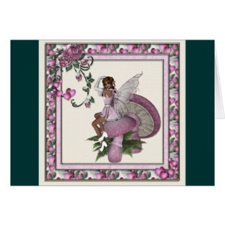 KRW Pink Heart Fairy Cards