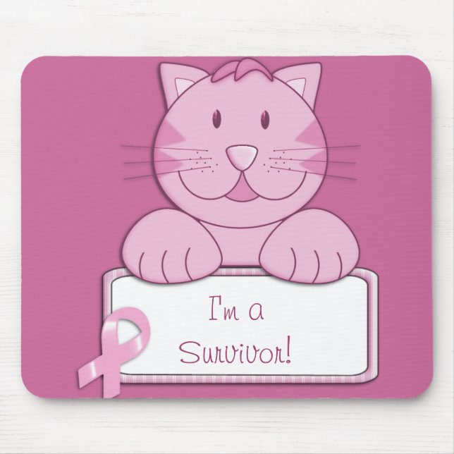 KRW Pink Ribbon survivor Mouse Pad (Front)