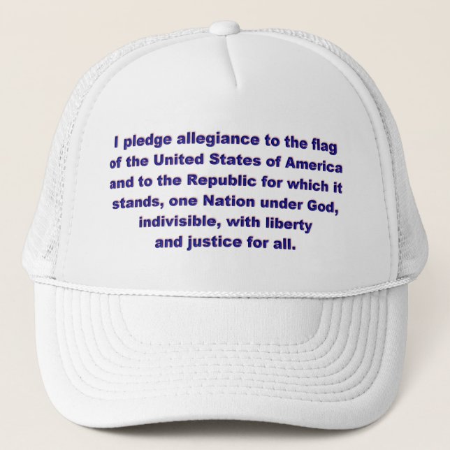 KRW Pledge of Allegiance Trucker Hat (Front)