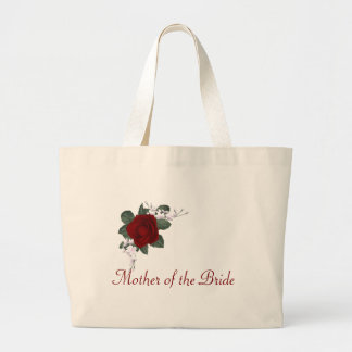 KRW Red Rose Mother of the Bride Wedding Tote