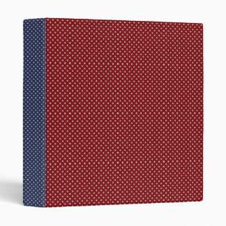 KRW Red, White and Blue American Stars Binder