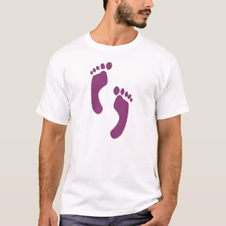 KRW Retro 70's Feet Design T-Shirt