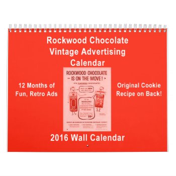 Krw Rockwood Chocolate Co Advertising Calendar by KRWOldWorld at Zazzle
