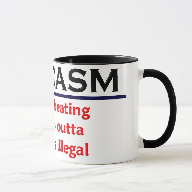 KRW Sarcasm Funny Joke Mug (Right)