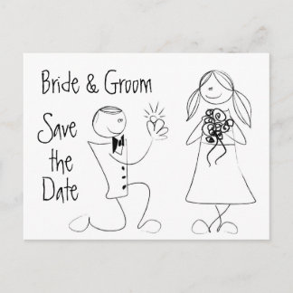 KRW Save the Date Custom Wedding Card
