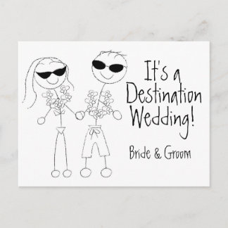KRW Save the Date Destination Wedding Card
